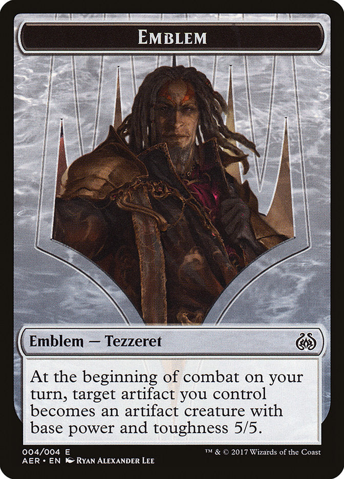 Tezzeret the Schemer Emblem [Aether Revolt Tokens] | Red Riot Games CA