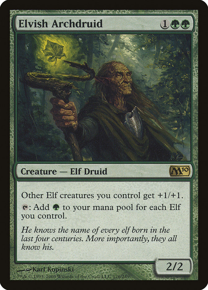 Elvish Archdruid [Magic 2010] | Red Riot Games CA