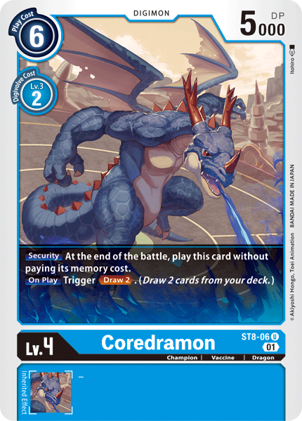 Coredramon [ST8-06] [Starter Deck: Ulforce Veedramon] | Red Riot Games CA