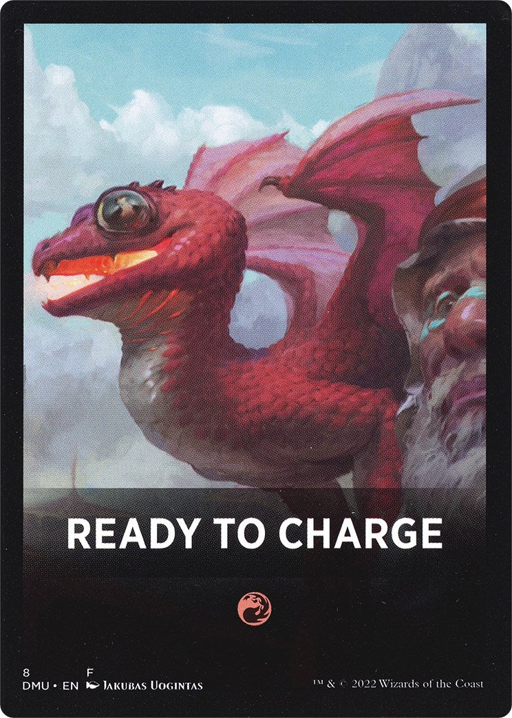 Ready to Charge Theme Card [Dominaria United Tokens] | Red Riot Games CA
