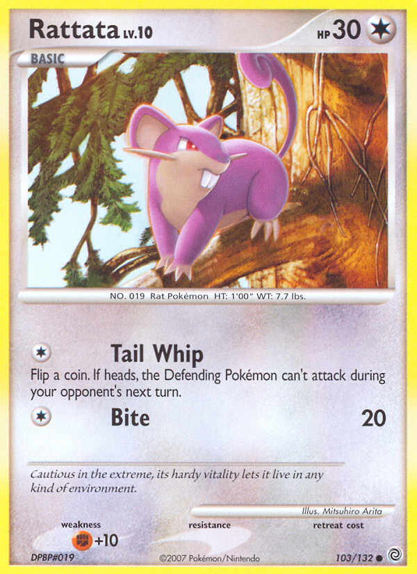 Rattata (103/132) [Diamond & Pearl: Secret Wonders] | Red Riot Games CA