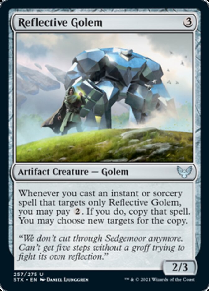 Reflective Golem [Strixhaven: School of Mages] | Red Riot Games CA