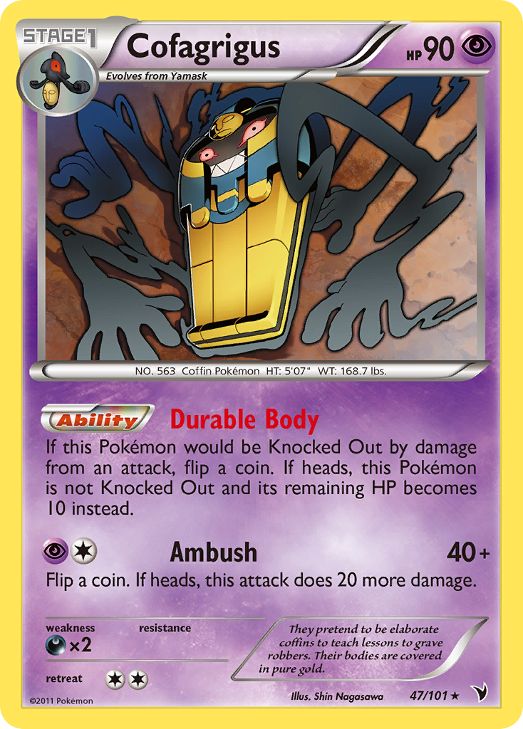 Cofagrigus (47/101) [Black & White: Noble Victories] | Red Riot Games CA