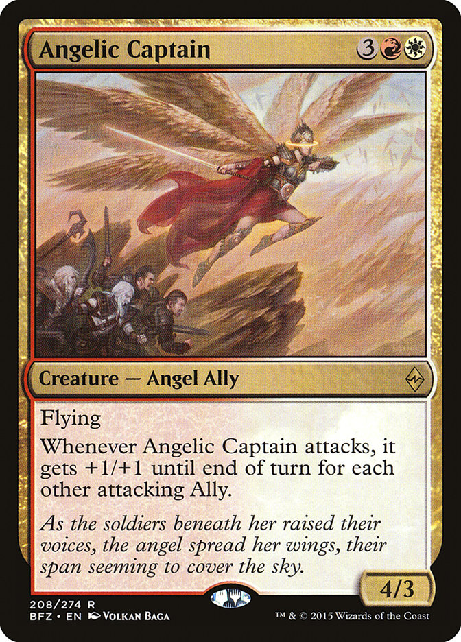 Angelic Captain [Battle for Zendikar] | Red Riot Games CA