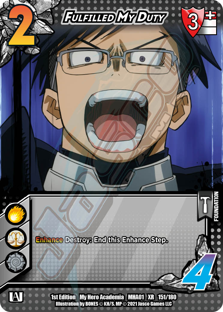 Fulfilled My Duty (XR) [Series 1]