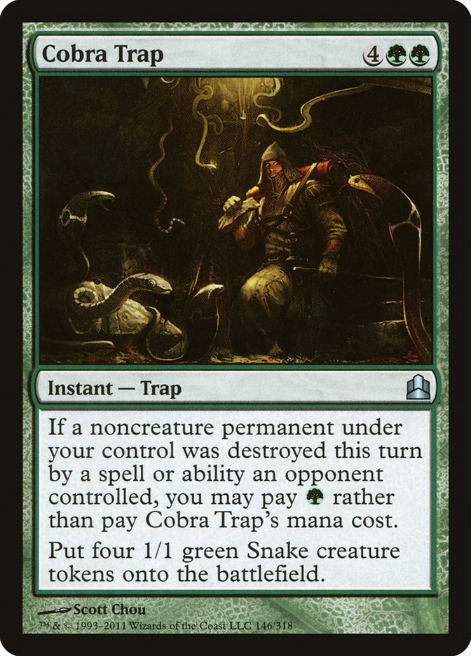 Cobra Trap [Commander 2011] | Red Riot Games CA