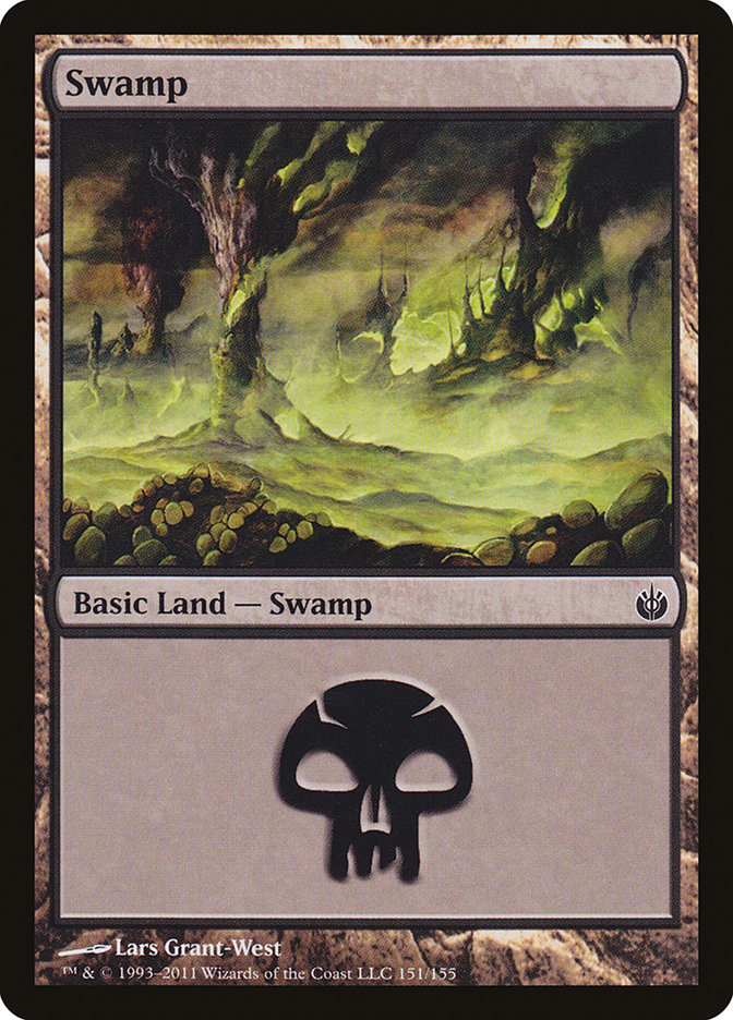 Swamp (151) [Mirrodin Besieged] | Red Riot Games CA