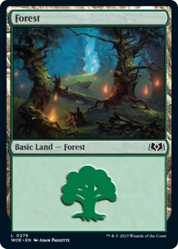 Forest (0276) [Wilds of Eldraine] | Red Riot Games CA