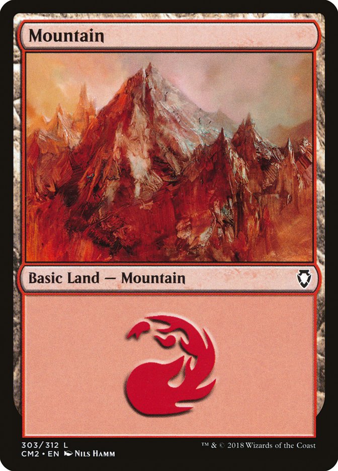 Mountain (303) [Commander Anthology Volume II] | Red Riot Games CA