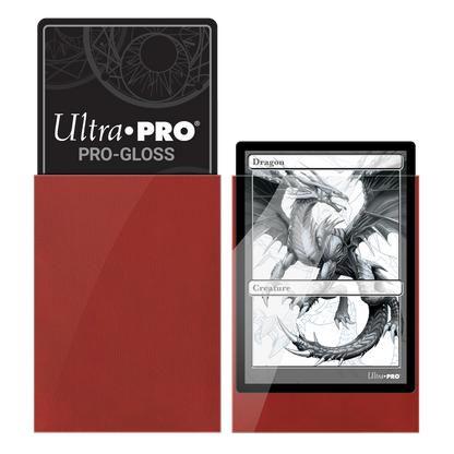 Ultra PRO: Standard 50ct Sleeves - PRO-Gloss (Red)