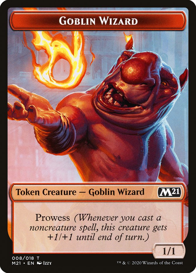 Cat (011) // Goblin Wizard Double-Sided Token [Core Set 2021 Tokens] | Red Riot Games CA