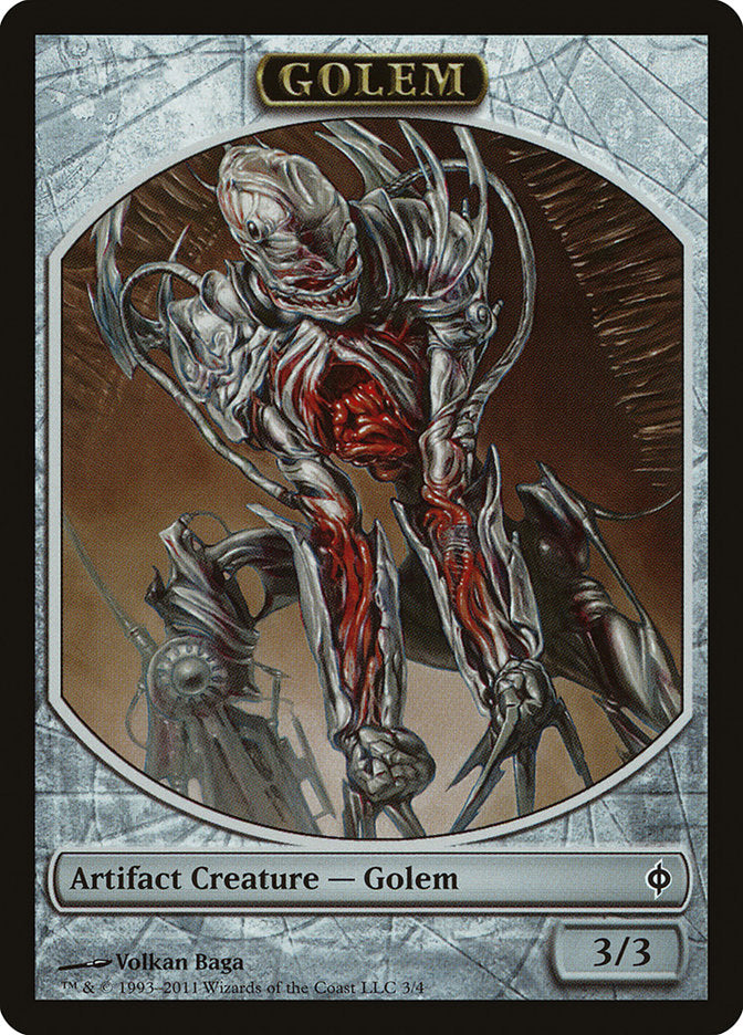 Golem Token [New Phyrexia Tokens] | Red Riot Games CA