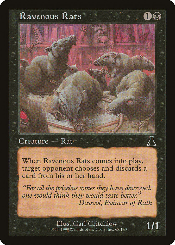 Ravenous Rats [Urza's Destiny] | Red Riot Games CA