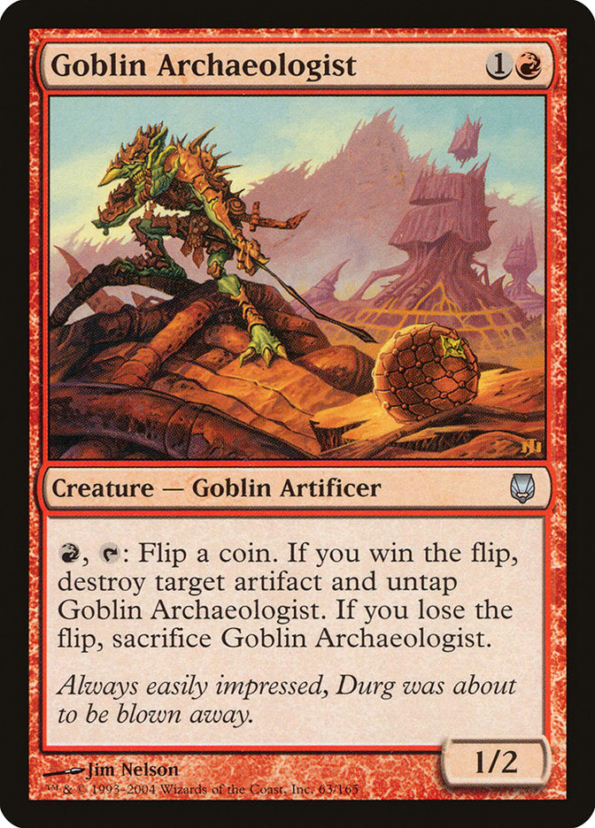Goblin Archaeologist [Darksteel] | Red Riot Games CA