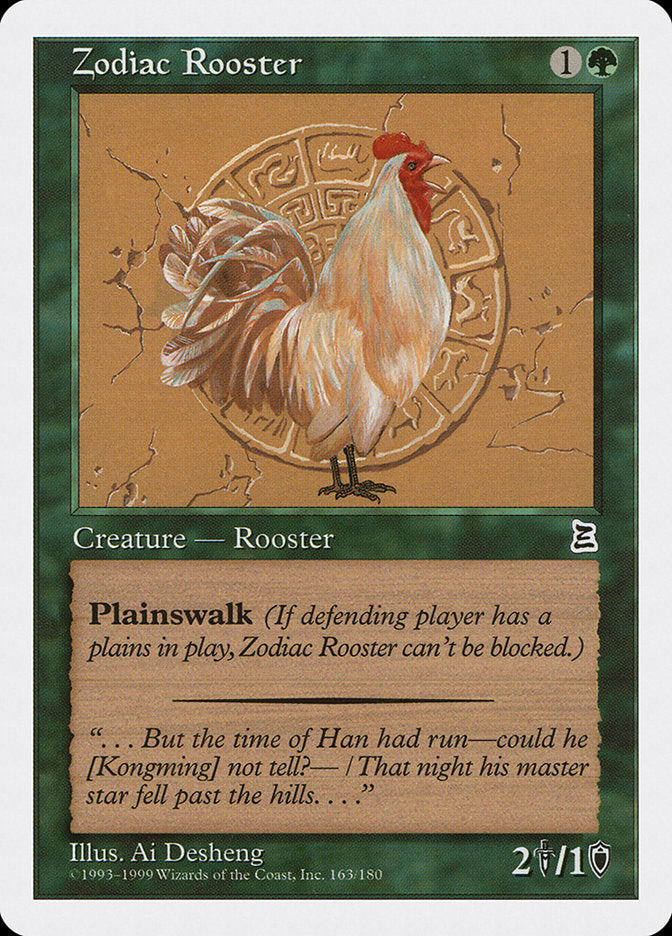 Zodiac Rooster [Portal Three Kingdoms] | Red Riot Games CA