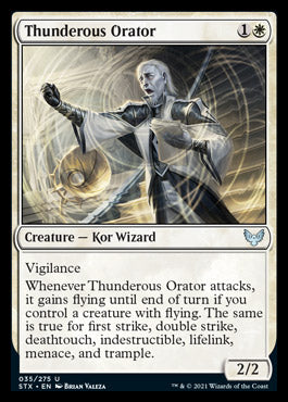 Thunderous Orator [Strixhaven: School of Mages] | Red Riot Games CA