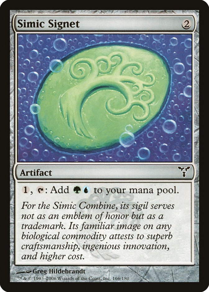 Simic Signet [Dissension] | Red Riot Games CA