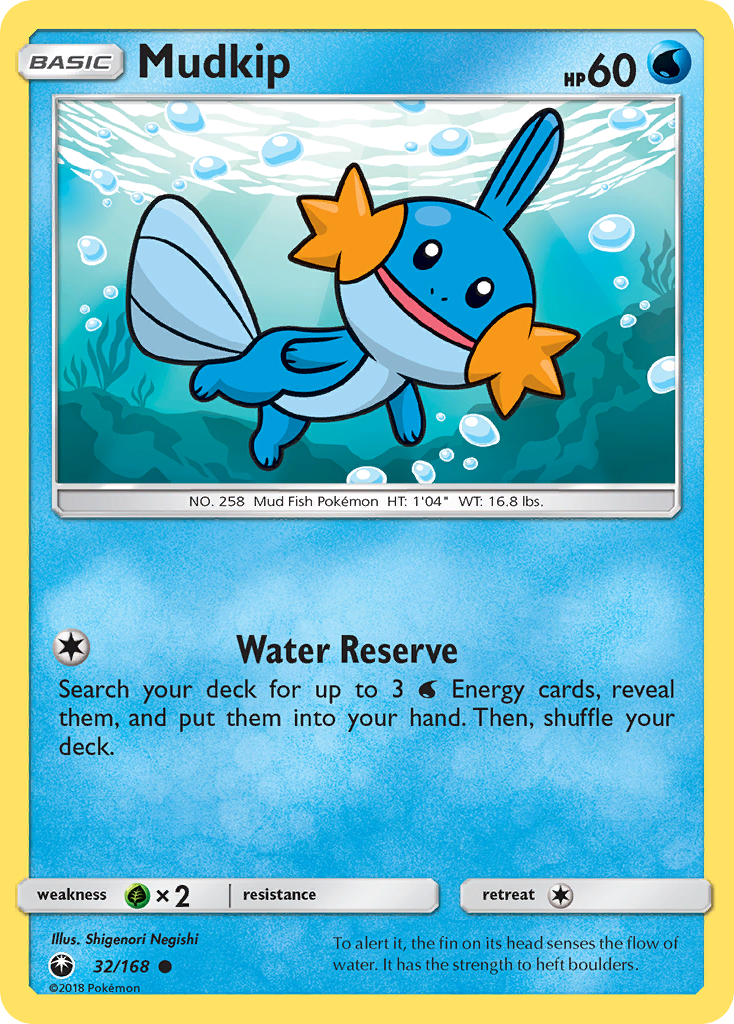 Mudkip (32/168) [Sun & Moon: Celestial Storm] | Red Riot Games CA