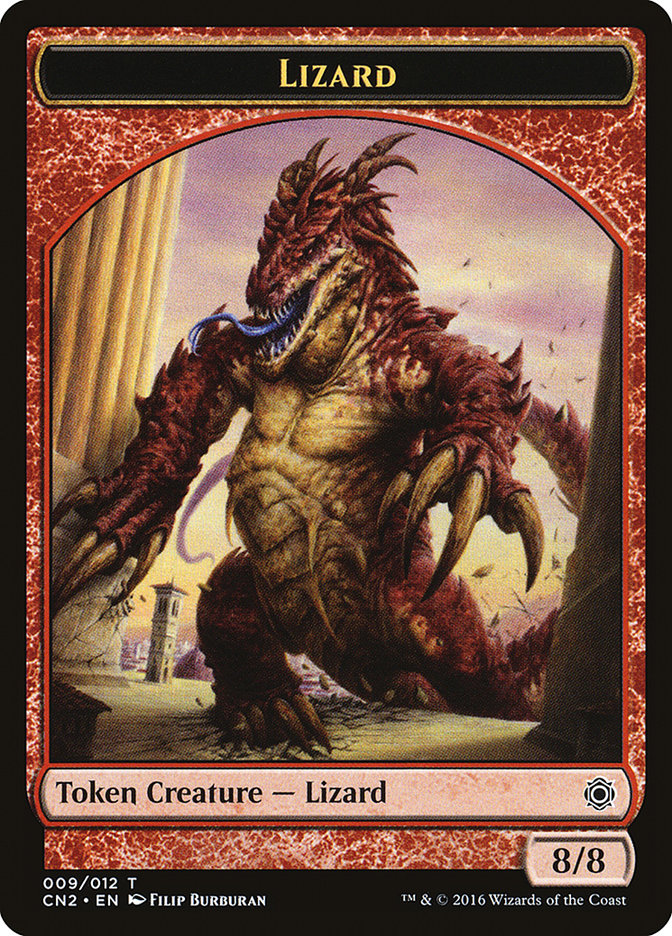 Lizard Token [Conspiracy: Take the Crown Tokens] | Red Riot Games CA