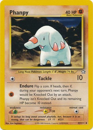 Phanpy (43/111) [Neo Genesis Unlimited] | Red Riot Games CA