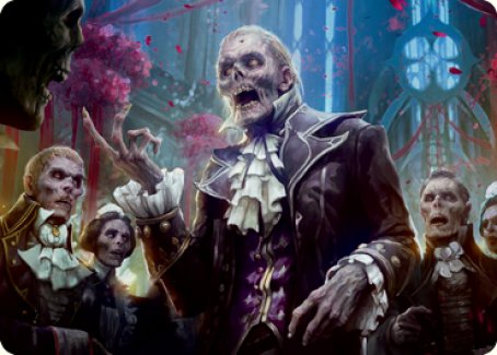 Undead Butler Art Card [Innistrad: Crimson Vow Art Series] | Red Riot Games CA