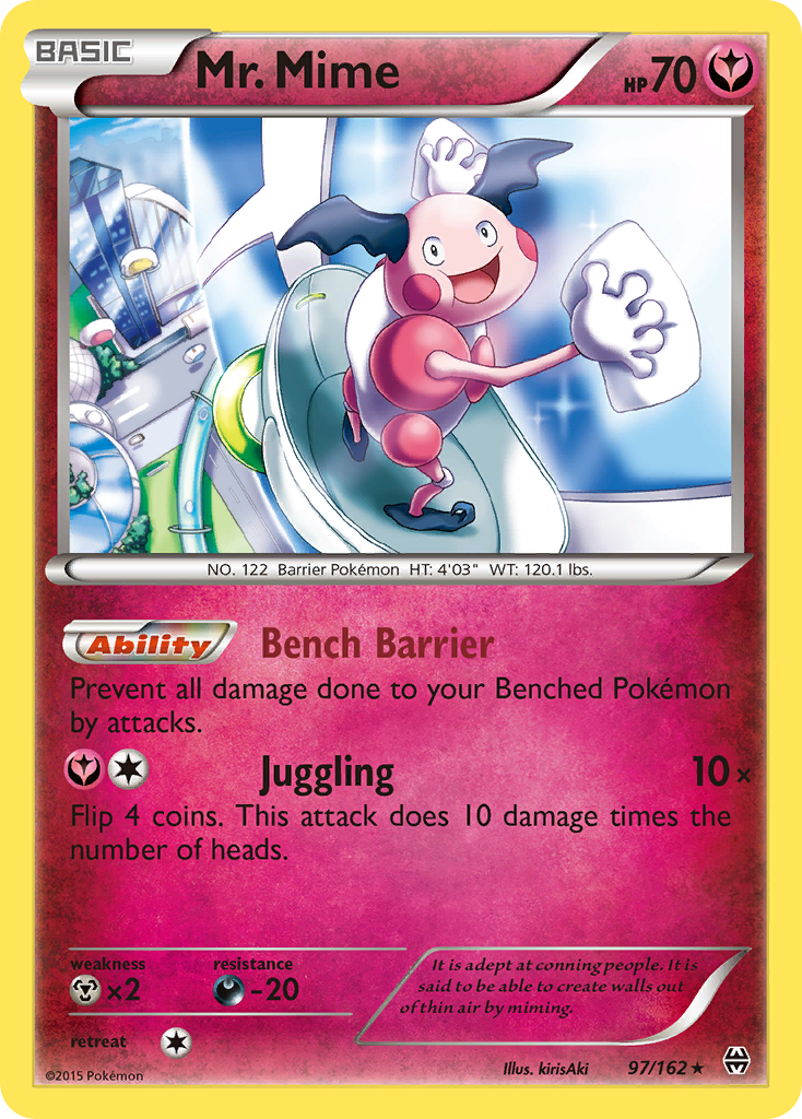 Mr. Mime (97/162) [XY: BREAKthrough] | Red Riot Games CA
