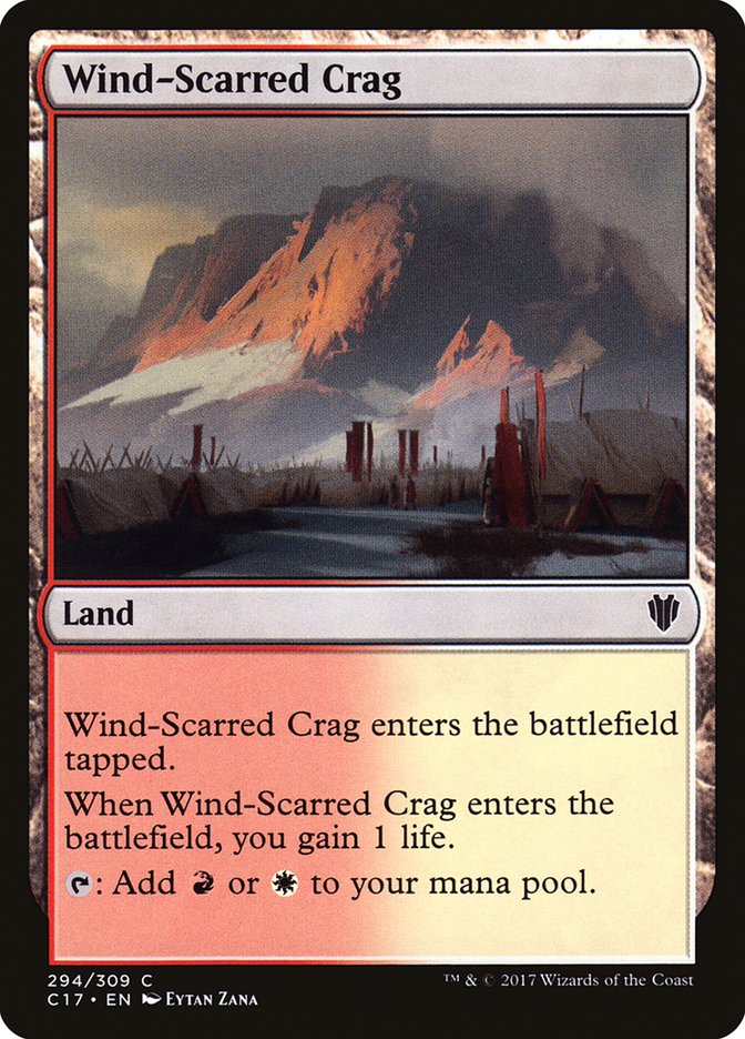 Wind-Scarred Crag [Commander 2017] | Red Riot Games CA