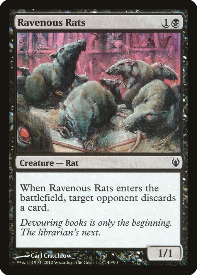 Ravenous Rats [Duel Decks: Izzet vs. Golgari] | Red Riot Games CA