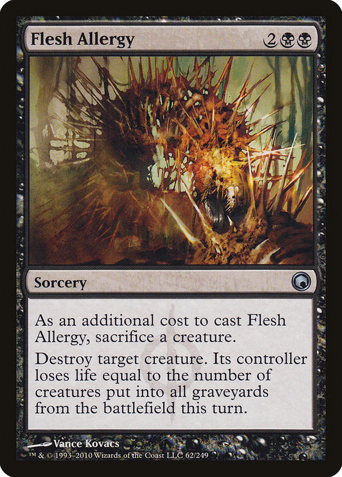 Flesh Allergy [Scars of Mirrodin] | Red Riot Games CA