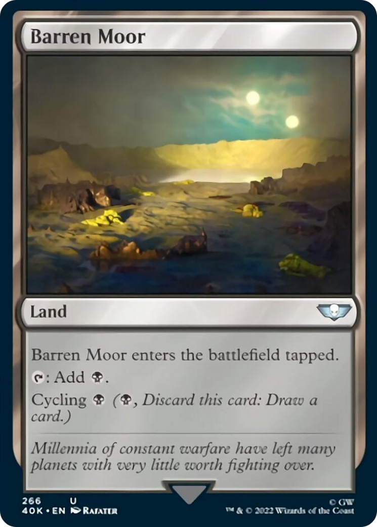 Barren Moor (Surge Foil) [Warhammer 40,000] | Red Riot Games CA