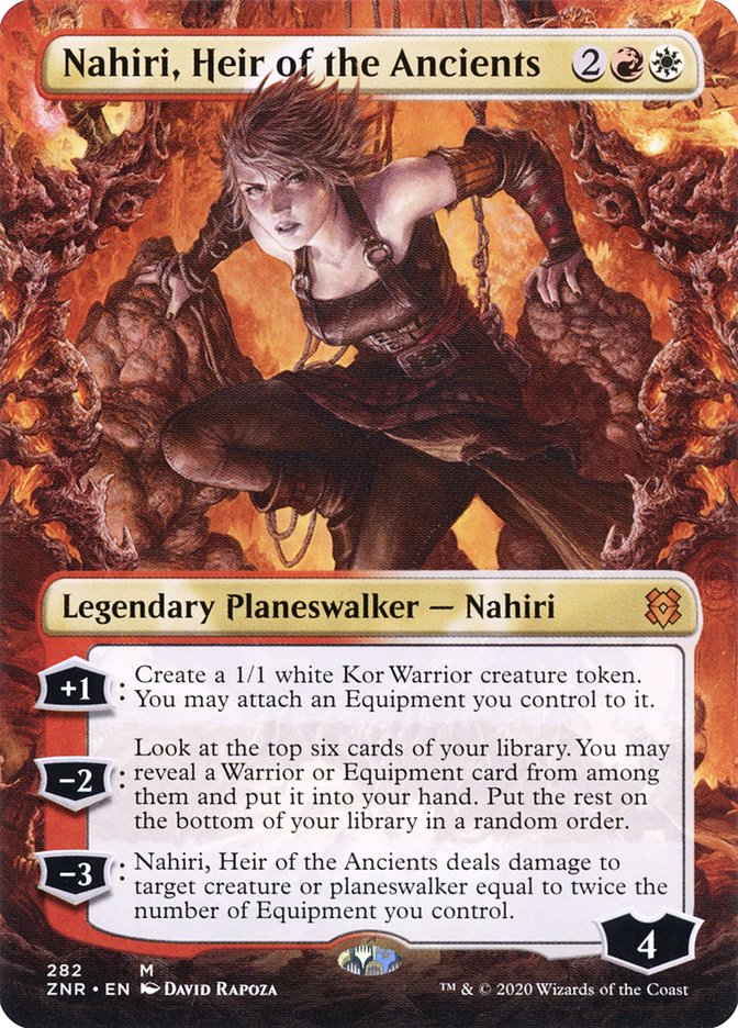 Nahiri, Heir of the Ancients (Borderless) [Zendikar Rising] | Red Riot Games CA
