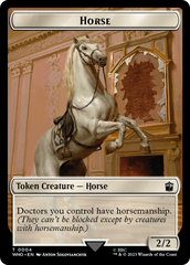 Horse // Soldier Double-Sided Token [Doctor Who Tokens] | Red Riot Games CA