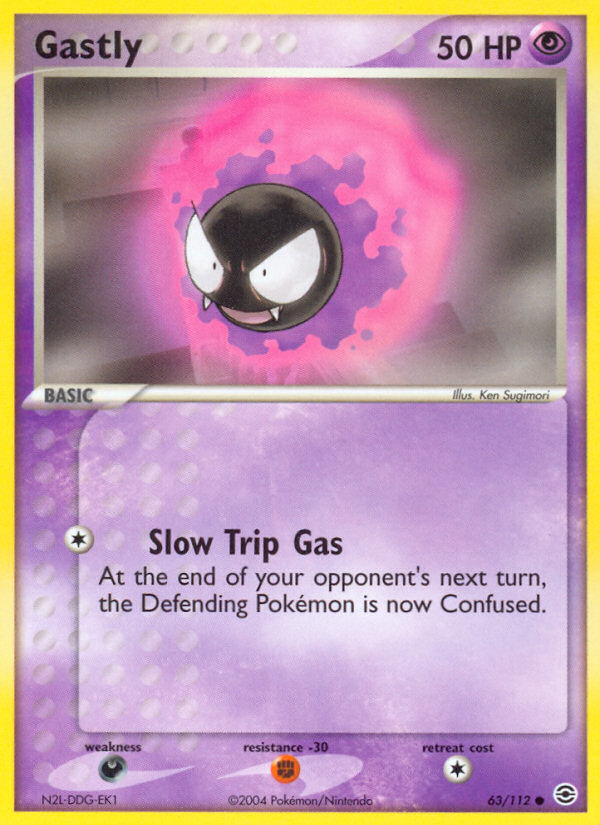 Gastly (63/112) [EX: FireRed & LeafGreen] | Red Riot Games CA