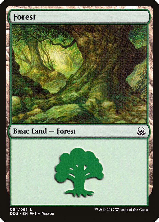 Forest (64) [Duel Decks: Mind vs. Might] | Red Riot Games CA