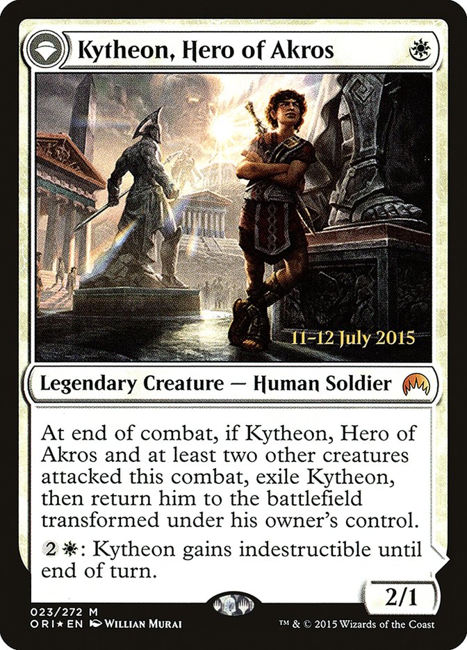 Kytheon, Hero of Akros // Gideon, Battle-Forged [Magic Origins Prerelease Promos] | Red Riot Games CA