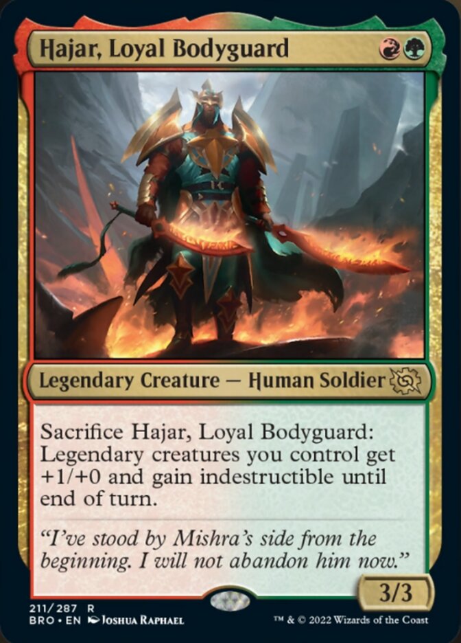 Hajar, Loyal Bodyguard [The Brothers' War] | Red Riot Games CA