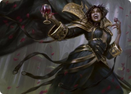 Bloodcrazed Socialite Art Card [Innistrad: Crimson Vow Art Series] | Red Riot Games CA