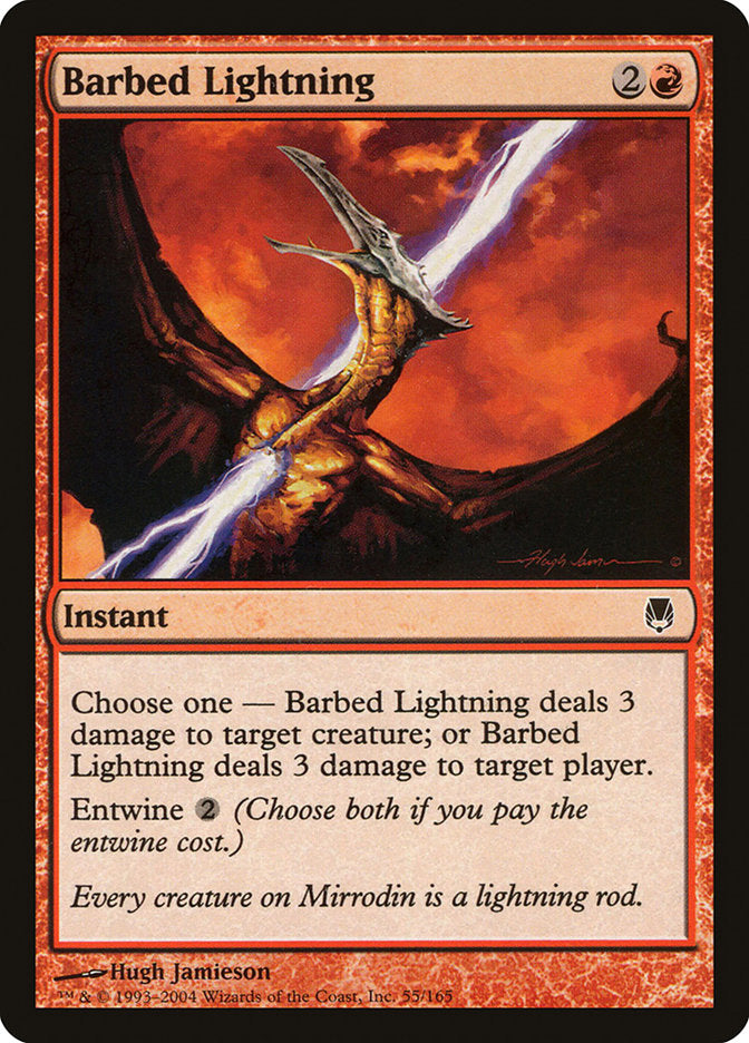Barbed Lightning [Darksteel] | Red Riot Games CA