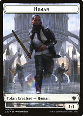Human // Treasure Double-Sided Token [Commander 2020 Tokens] | Red Riot Games CA