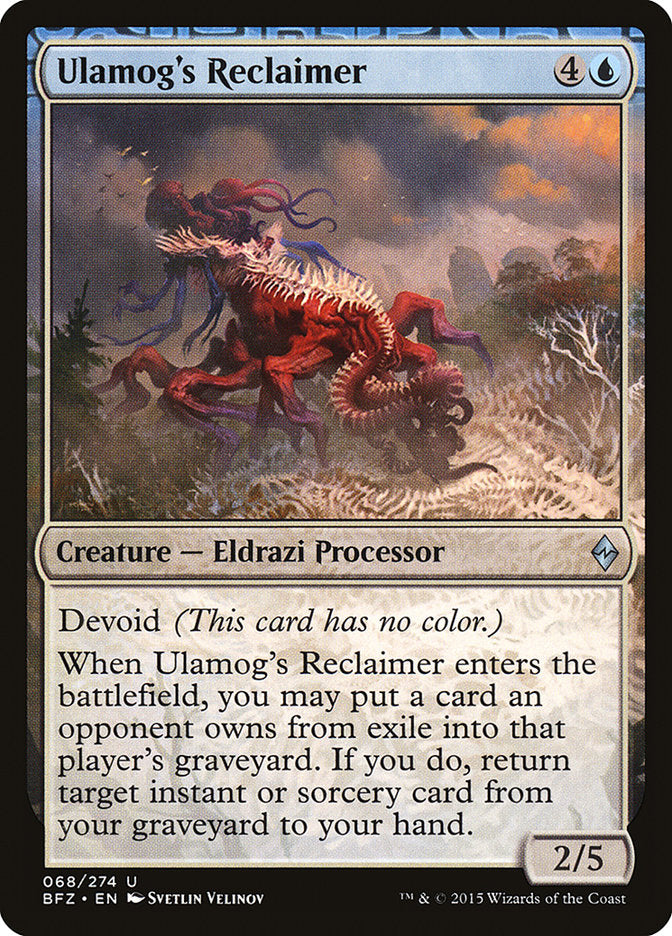 Ulamog's Reclaimer [Battle for Zendikar] | Red Riot Games CA