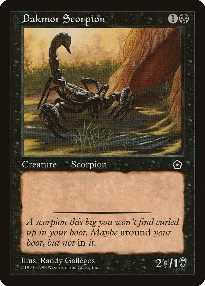 Dakmor Scorpion [Portal Second Age] | Red Riot Games CA
