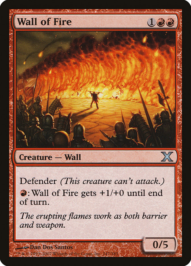 Wall of Fire [Tenth Edition] | Red Riot Games CA