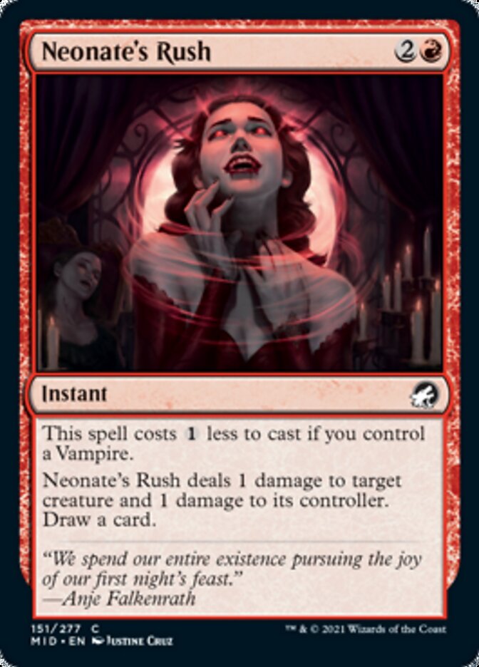 Neonate's Rush [Innistrad: Midnight Hunt] | Red Riot Games CA