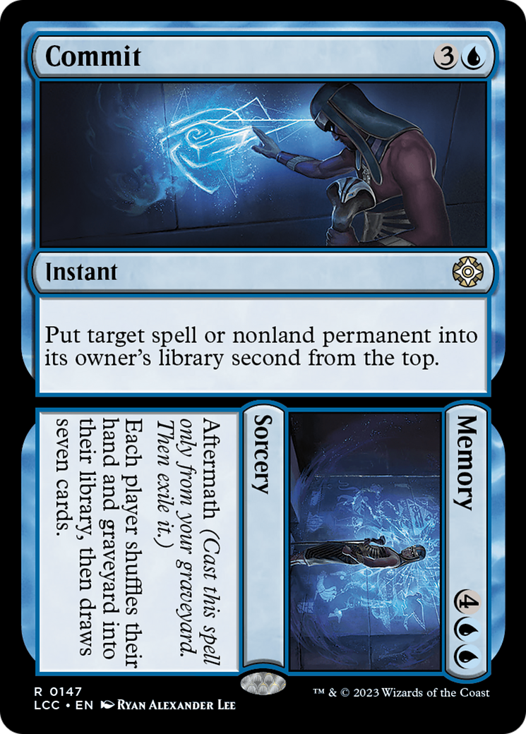 Commit // Memory [The Lost Caverns of Ixalan Commander] | Red Riot Games CA