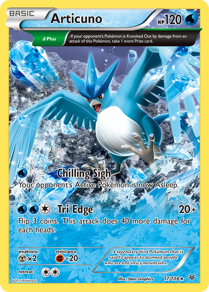 Articuno (17/108) [XY: Roaring Skies] | Red Riot Games CA