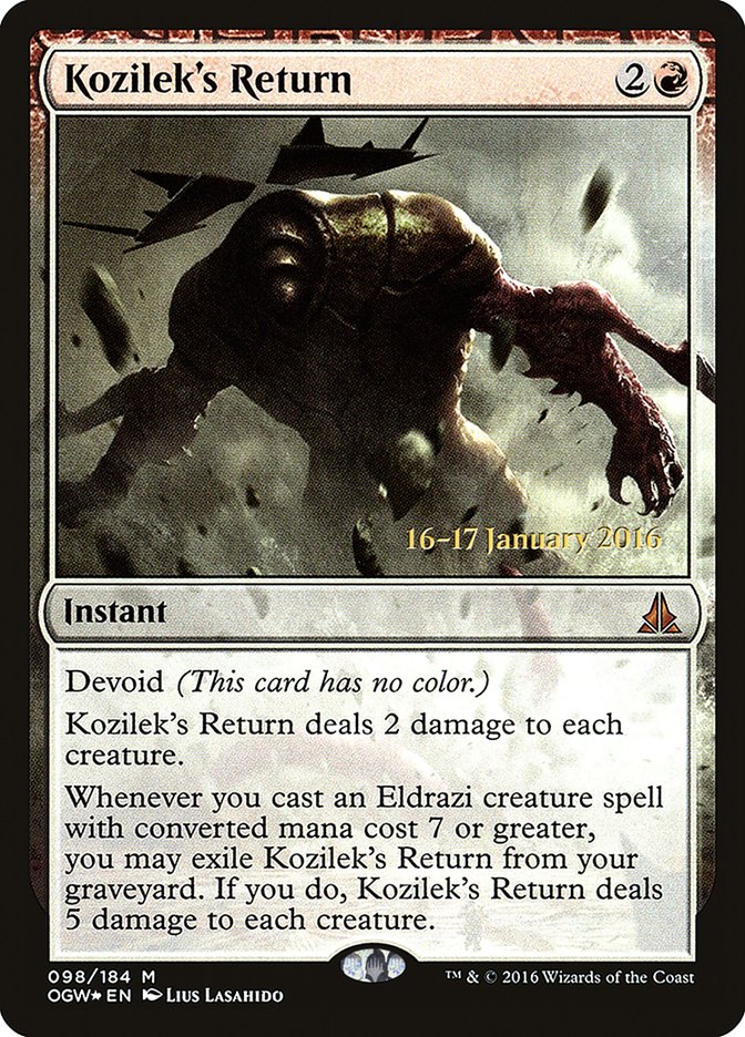 Kozilek's Return [Oath of the Gatewatch Prerelease Promos] | Red Riot Games CA