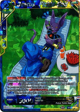 Beerus, Fickle God (BT7-120) [Assault of the Saiyans] | Red Riot Games CA