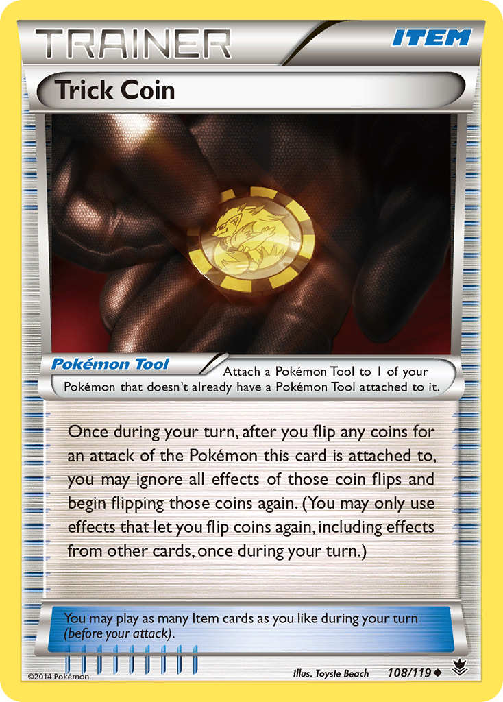 Trick Coin (108/119) [XY: Phantom Forces] | Red Riot Games CA