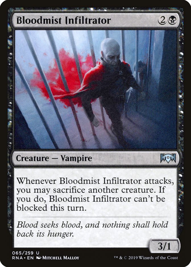 Bloodmist Infiltrator [Ravnica Allegiance] | Red Riot Games CA