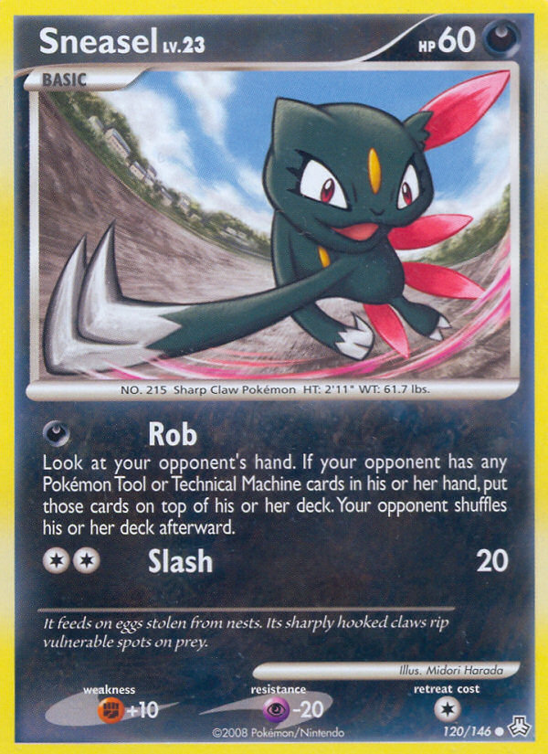 Sneasel (120/146) [Diamond & Pearl: Legends Awakened] | Red Riot Games CA